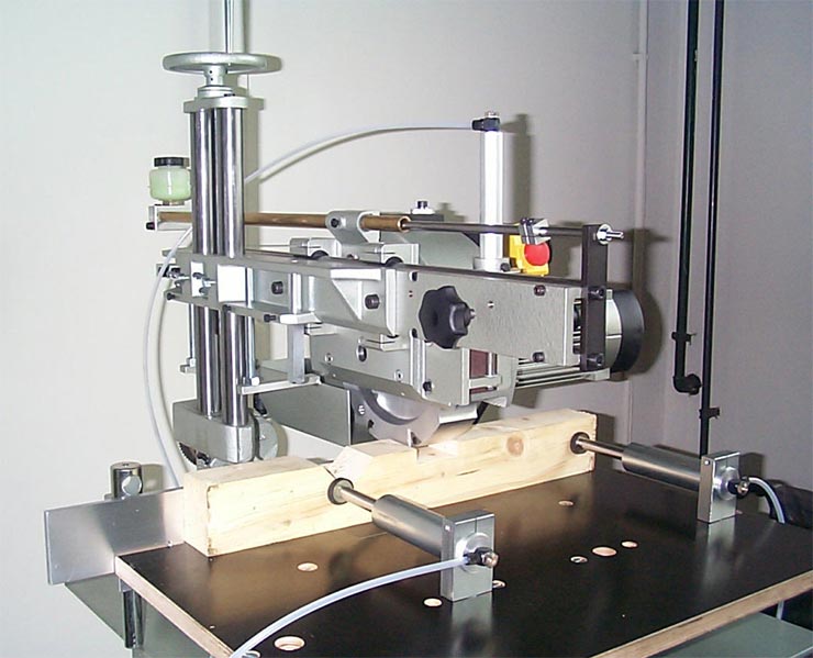 Cross-groove milling machine